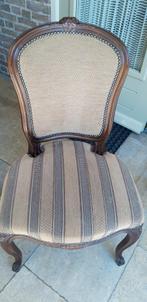4 st. Stoelen, notenhout ,prima in orde, Huis en Inrichting, Stoelen, Ophalen, Gebruikt, Bruin