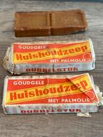 Vintage De Gruyter's Goudgele Huishoudzeep Dubbelstuk, Sieraden, Tassen en Uiterlijk, Uiterlijk | Parfum, Ophalen of Verzenden