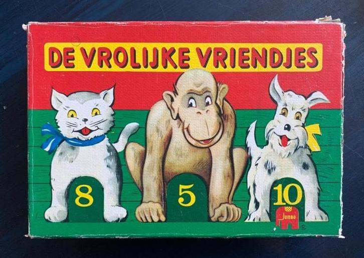 Knikkerspel De Vrolijke Vriendjes; antiek ouderwets spelletj, Kinderen en Baby's, Speelgoed | Houten speelgoed, Gebruikt, Ophalen of Verzenden