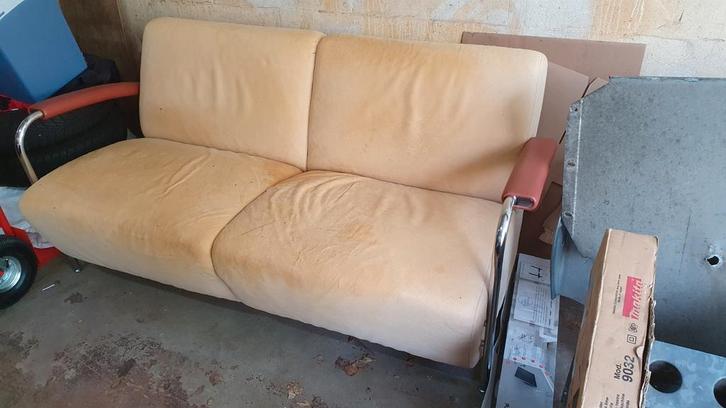 Leolux Scylla 2 zits bank, Huis en Inrichting, Banken | Bankstellen, Gebruikt, Tweepersoons, 150 tot 200 cm, 75 tot 100 cm, Stof