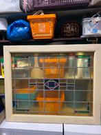 Glas in lood raam, Doe-het-zelf en Verbouw, Glas en Ramen, Ophalen of Verzenden, Minder dan 80 cm, Gevelraam of Ruit, Glas in lood