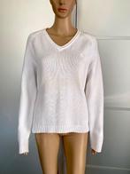 J209 Originele Burberry trui maat M=38/40 wit katoen, Maat 38/40 (M), Wit, Ophalen of Verzenden, Zo goed als nieuw