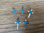 5 oude kruisjes met emaille Maria, Antiek en Kunst, Verzenden