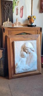 gipsschilderij Maria en kind Art Deco, Ophalen