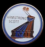 Armstrong Scott ruimtevaart pin (2), Verzamelen, Speldjes, Pins en Buttons, Verzenden, Nieuw, Transport, Speldje of Pin