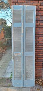 Mooie oude dubbele louvre deur, Ophalen, Gebruikt, Minder dan 80 cm, 215 cm of meer