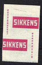 1773 Sassenheim SIKKENS, Ophalen of Verzenden, Nederland