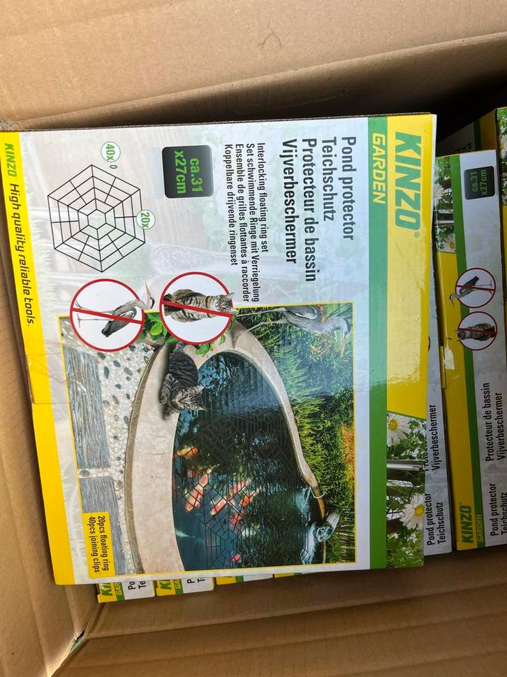 9x Vijverbeschermer Netten - Nieuw in Verpakking, Tuin en Terras, Vijver-toebehoren, Nieuw, Vijvernet, Ophalen of Verzenden