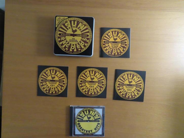 CD's  SUN RECORDS (3-CD in blik + 1 enkele CD)  (in 1 Koop), Cd's en Dvd's, Cd's | Nederlandstalig, Zo goed als nieuw, Overige genres