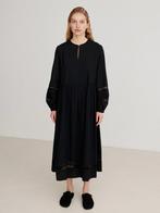 Skall Studio prachtige jurk met kant organic katoen 38, Maat 38/40 (M), Zwart, Nieuw, Skall Studio