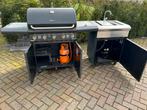 Gas bbq kompleet met wasbak en kraan (merk Grandhall), Tuin en Terras, Gasbarbecues, Ophalen