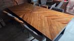 Mooie, zeer nette mango houten tafel 240 x 100 cm, Huis en Inrichting, Tafels | Eettafels, Ophalen, 100 tot 150 cm, 200 cm of meer
