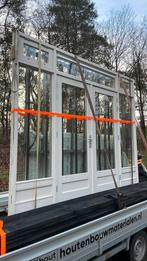 Openslaande deuren met zijlichten, Doe-het-zelf en Verbouw, Kozijnen en Schuifpuien, Deurkozijn, Ophalen of Verzenden, Zo goed als nieuw