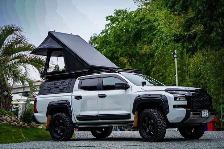 Nieuwe Daktent - Hardcover - Grijs, Caravans en Kamperen, Tenten, tot en met 2, Nieuw, Ophalen