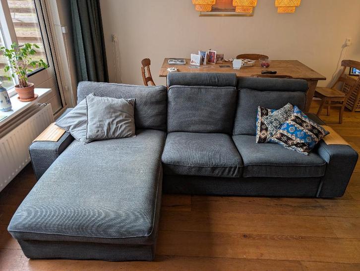 IKEA KIVIK 3-zitsbank met Chaise Longue BxDxH 280x163/90x90, Huis en Inrichting, Banken | Sofa's en Chaises Longues, Gebruikt