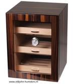 HUMIDOR KABINET MAKASSAR FINISH HI-GLOSS 120 SIGAREN     h90, Verzenden, Nieuw, Tabaksdoos of Verpakking