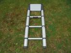 Telesteps uitschuifladder 75-300 cm (3,80 werkhoogte), Ophalen, Zo goed als nieuw, Ladder, 2 tot 4 meter