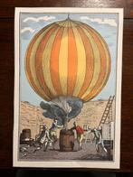Poster luchtballon 18e eeuw, Antiek en Kunst, Ophalen of Verzenden