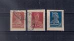 Rusland 1923, Michel Nr 230II-31II en 234II, gebruikt, Verzenden, Gestempeld