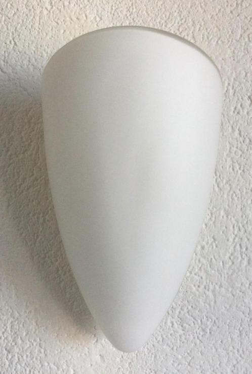 2x Wandlamp wand lamp melkglas, Huis en Inrichting, Lampen | Wandlampen, Gebruikt, Glas, Ophalen of Verzenden