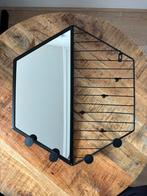 Spiegel met kaartenrek - Wanddecoratie, Huis en Inrichting, Ophalen, Minder dan 50 cm, Zo goed als nieuw, Minder dan 100 cm