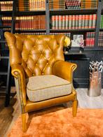 COLCHESTER CHESTERFIELD OOR FAUTEUIL WING CHAIR HARRIS TWEED, Huis en Inrichting, Ophalen of Verzenden, Nieuw, 75 tot 100 cm, Stof