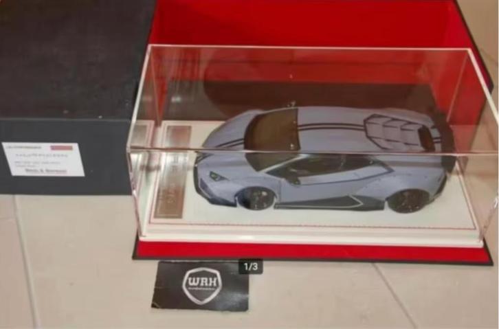 1:18 LAMBORGHINI HURACAN LB nardo Davis Giovanni LTD 10 WRH, Hobby en Vrije tijd, Modelauto's | 1:18, Zo goed als nieuw, Auto