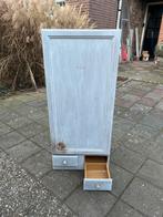 Oude eiken keukenkast met laadjes, Ophalen, Minder dan 50 cm, Gebruikt, Met lade(s)