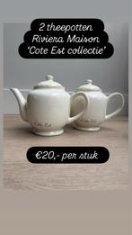 Riviera Maison Cote Est Theepotten, Ophalen of Verzenden, Zo goed als nieuw