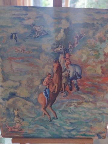 Schilderij van J.F.M. van Opstal Charbo  beschikbaar voor biedingen