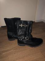 Te koop zwarte leren heren laarzen, Ophalen, Zo goed als nieuw, Zwart, Boots