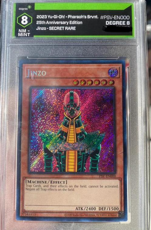 Yu-Gi-Oh! Jinzo PSV-EN000 Grade 8 M/NM !, Hobby en Vrije tijd, Verzamelkaartspellen | Yu-gi-Oh!, Zo goed als nieuw, Losse kaart