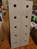 Stijgerhouten wijnrek voor 10 flessen, Ophalen, 5 tot 15 flessen, Zo goed als nieuw, 75 cm of meer