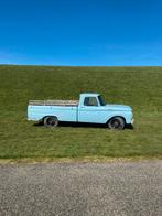 Ford F250 uit 1964 op LPG, Auto's, Oldtimers, Beige, Overige carrosserieën, Blauw, Leder