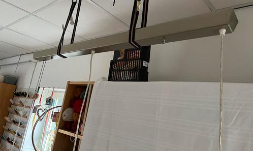 Moderne hanglamp, Huis en Inrichting, Lampen | Hanglampen, Gebruikt, 75 cm of meer, Metaal, Ophalen