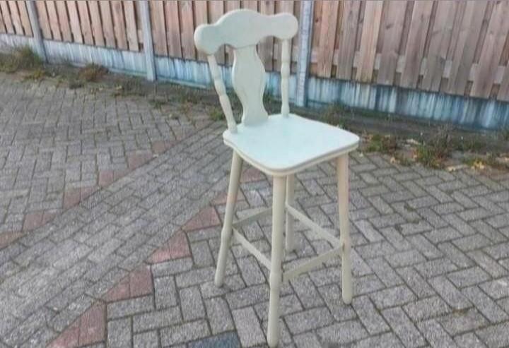 Houten barkruk, Huis en Inrichting, Barkrukken, Gebruikt, 1 kruk, Ophalen of Verzenden