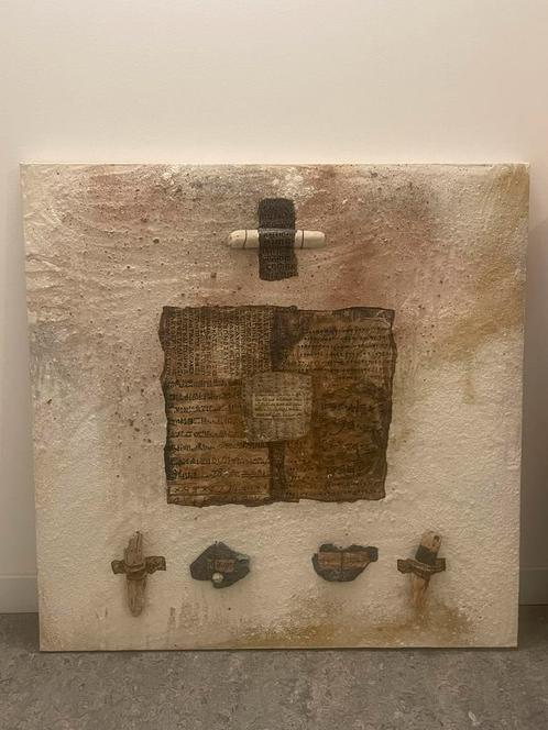 Schilderij Chantal Borremans, Antiek en Kunst, Kunst | Schilderijen | Abstract, Ophalen
