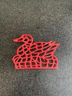 Vintage gietijzeren onderzetter eend, Antiek en Kunst, Ophalen of Verzenden