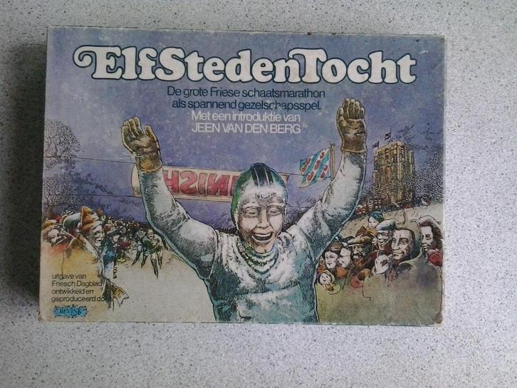 Bordspel Elfstedentocht, Hobby en Vrije tijd, Gezelschapsspellen | Bordspellen, Gebruikt, Een of twee spelers, Drie of vier spelers