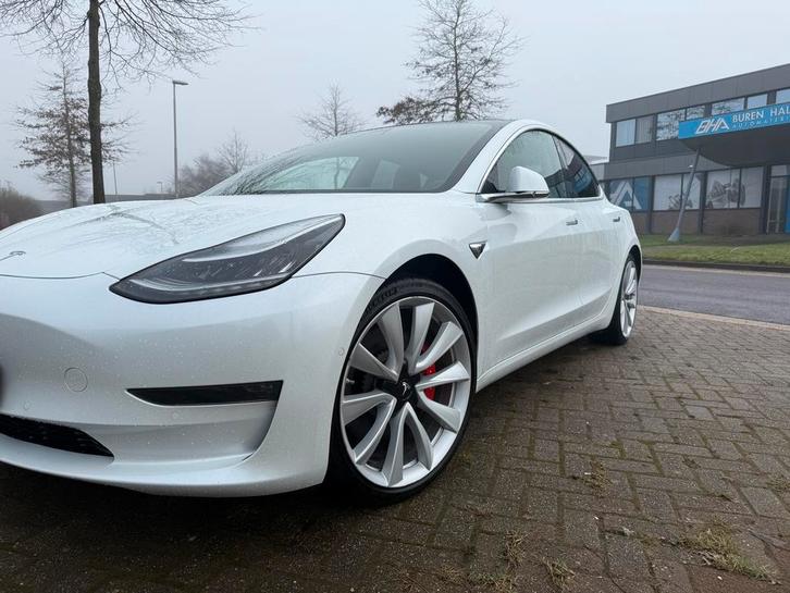 Tesla Model 3 long range PERFORMANCE AWD eerste eigenaar, Auto's, Tesla, Particulier, Model 3, 360° camera, 4x4, ABS, Achteruitrijcamera