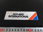 sticker Holland International, Ophalen, Zo goed als nieuw