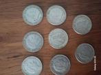 Te koop 13 zilveren rijksdaalders en 8 zilveren guldens, Postzegels en Munten, Munten | Nederland, Ophalen of Verzenden, Koningin Juliana