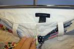 Tommy Hilfiger witte capri + kleurig sjaaltje 110-116 33266, Broek, ., Tommy hilfiger, .