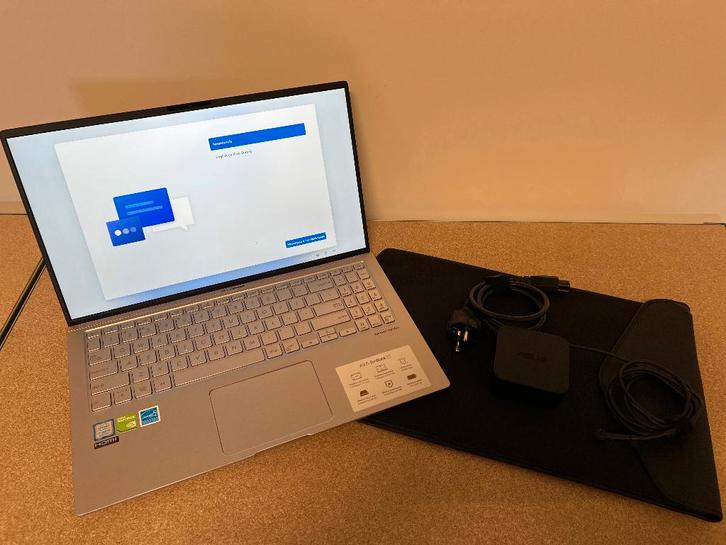 ASUS ZenBook UX533FN-A8026T, Computers en Software, Windows Laptops, Gebruikt, 15 inch, SSD, 2 tot 3 Ghz, 16 GB, Qwerty, Met videokaart