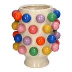 Ballen vazen van Kersten, vaas met ballen aan de zijkant, Ophalen of Verzenden, Nieuw, Overige kleuren, Minder dan 50 cm