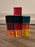 Zachte rubberen baby blokken met texturen figuren en cijfers, Ophalen, Gebruikt, Overige merken