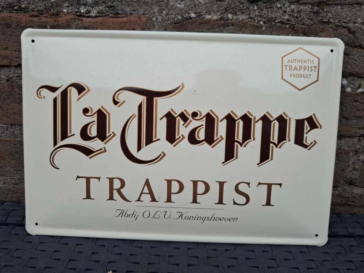 Reclamebord La Trappe bier, Verzamelen, Biermerken, Nieuw, Reclamebord, Plaat of Schild, La Trappe, Ophalen of Verzenden