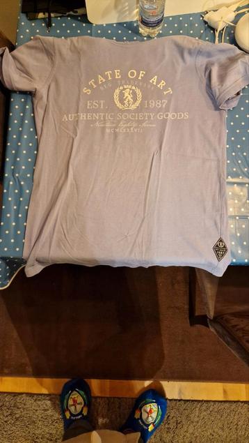 State of Art T-shirt M - Lavendel (met gaatje) beschikbaar voor biedingen