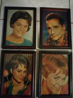 Vintage Artiesten Portretten Jaren  50  60, Verzamelen, Ophalen of Verzenden