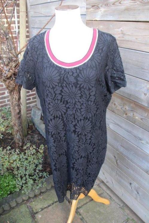 Jurk zwart Kant Samoon ( Gerry Weber) mt 42 Vaste prijs, Kleding | Dames, Jurken, Zo goed als nieuw, Maat 42/44 (L), Zwart, Ophalen of Verzenden